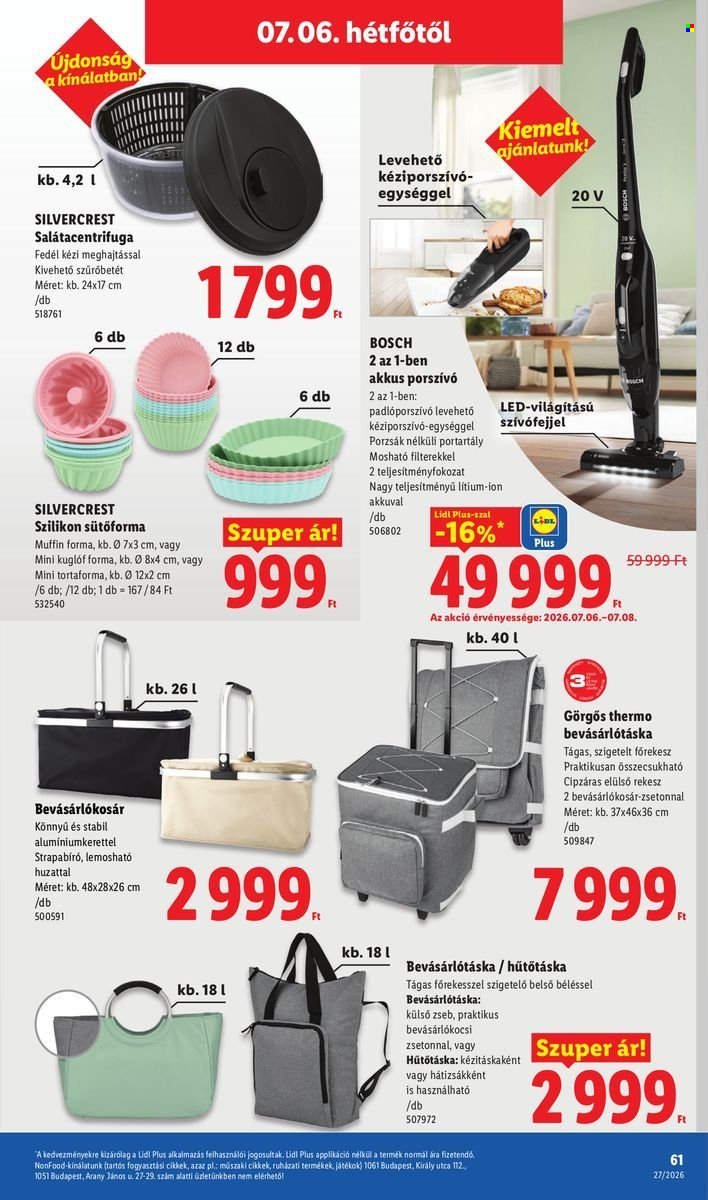 Lidl akciós újság érvényes:  - 2026.07.02 - 2026.07.08. 61. oldal Oldal 61