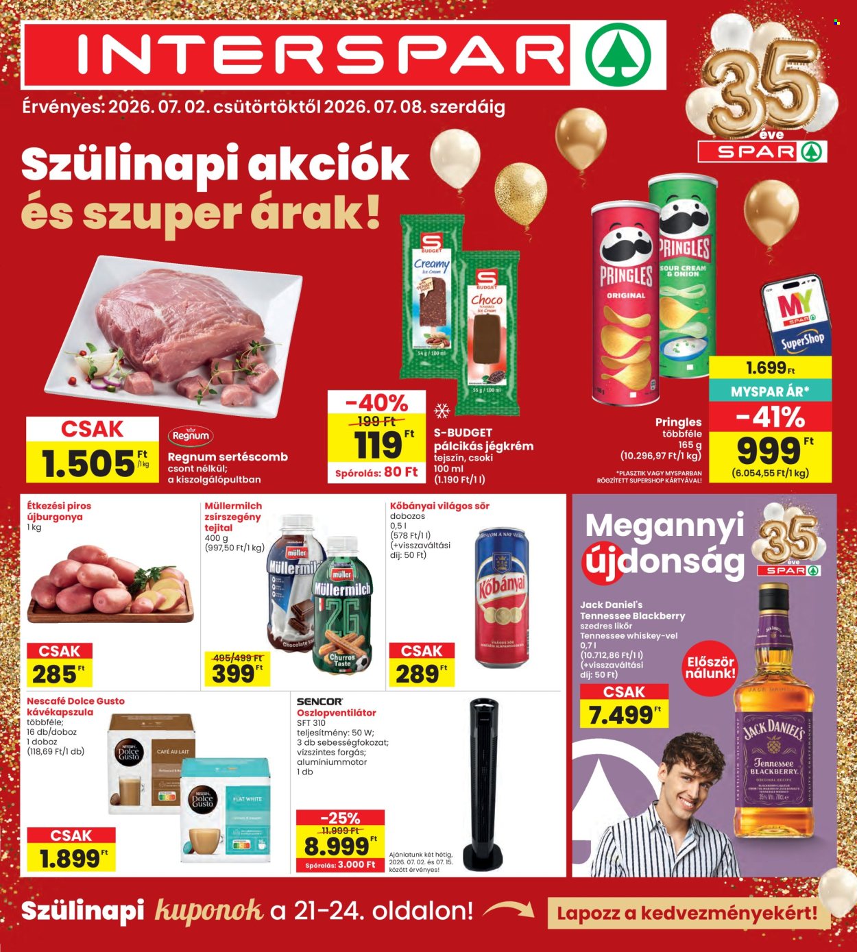 INTERSPAR akciós újság érvényes:  - 2026.07.02 - 2026.07.08. 1. oldal Oldal 1