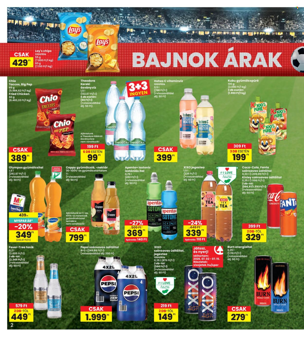 INTERSPAR akciós újság érvényes:  - 2026.07.02 - 2026.07.08. 2. oldal Oldal 2