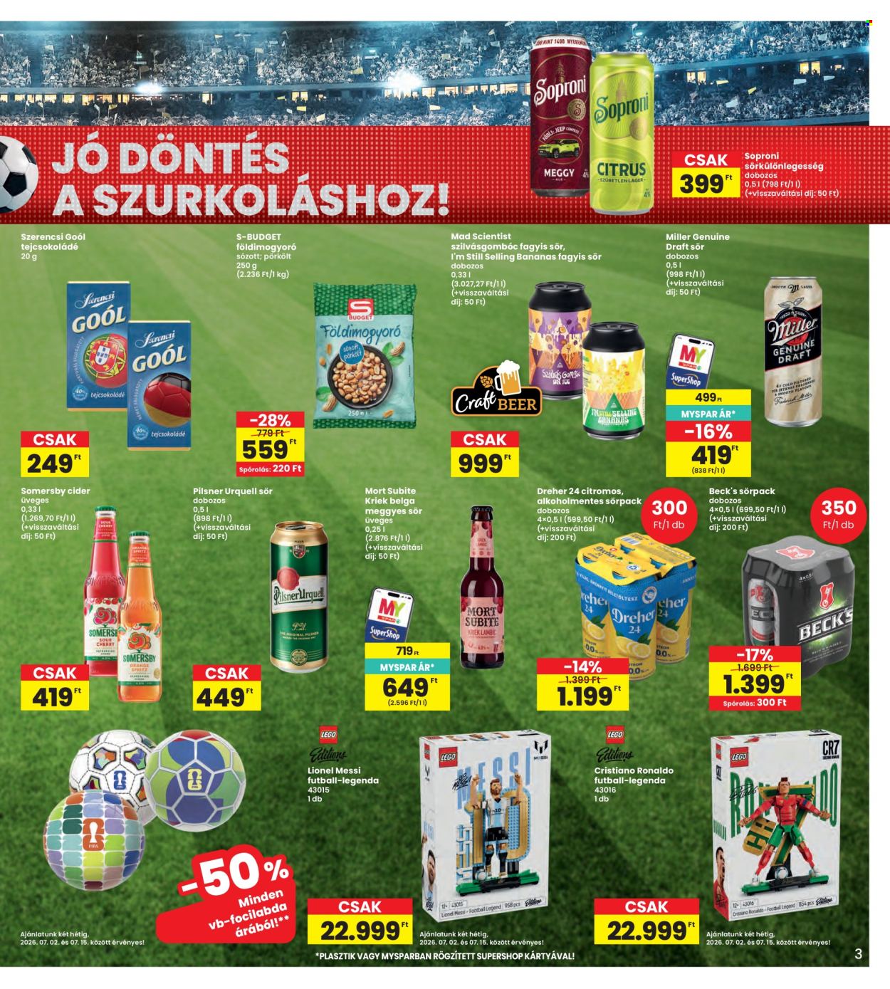 INTERSPAR akciós újság érvényes:  - 2026.07.02 - 2026.07.08. 3. oldal Oldal 3