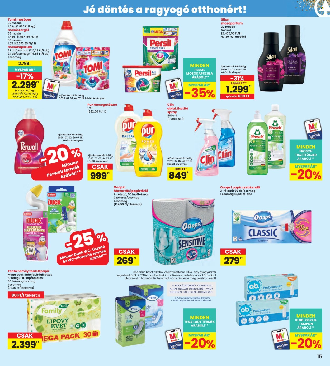 INTERSPAR akciós újság érvényes:  - 2026.07.02 - 2026.07.08. 15. oldal Oldal 15