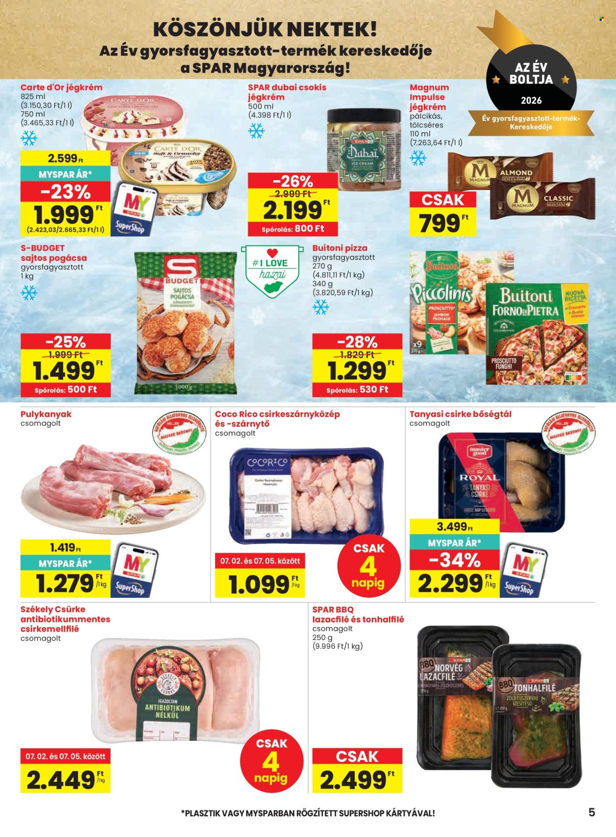 SPAR akciós újság érvényes:  - 2026.07.02 - 2026.07.08. 5. oldal Oldal 5