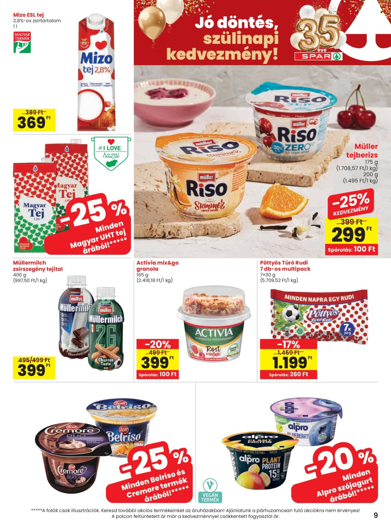 SPAR akciós újság érvényes:  - 2026.07.02 - 2026.07.08. 9. oldal Oldal 9