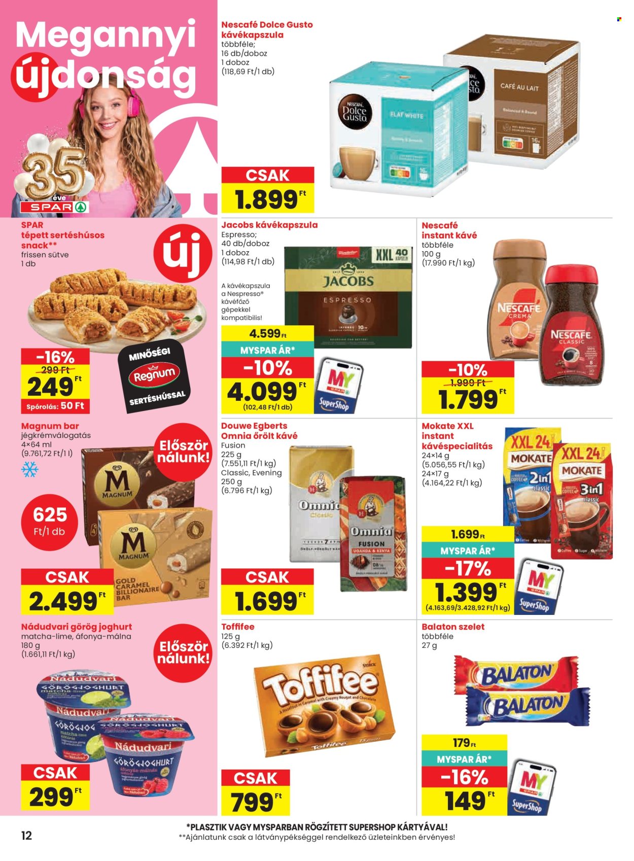 SPAR akciós újság érvényes:  - 2026.07.02 - 2026.07.08. 12. oldal Oldal 12