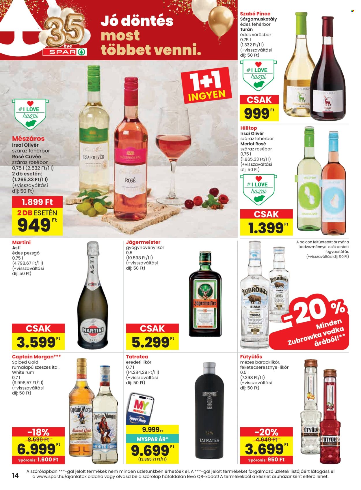 SPAR akciós újság érvényes:  - 2026.07.02 - 2026.07.08. 14. oldal Oldal 14