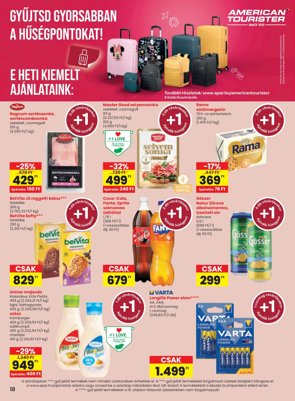 SPAR akciós újság érvényes:  - 2026.07.02 - 2026.07.08. 18. oldal Oldal 18