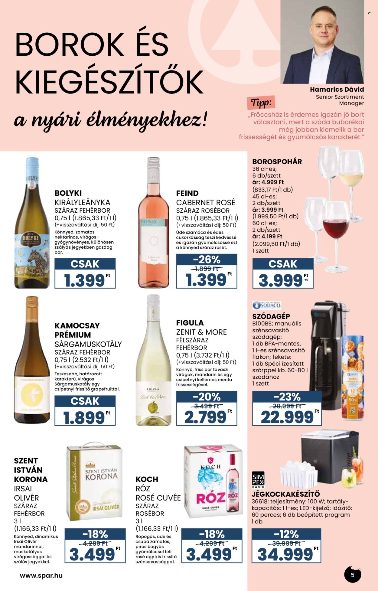 SPAR akciós újság érvényes:  - 2026.07.01 - 2026.07.29. 5. oldal Oldal 5
