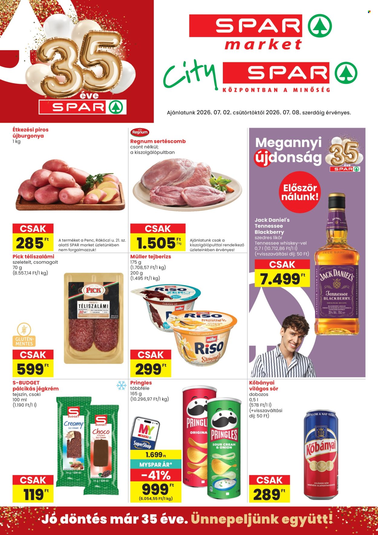 SPAR akciós újság érvényes:  - 2026.07.02 - 2026.07.08. 1. oldal Oldal 1
