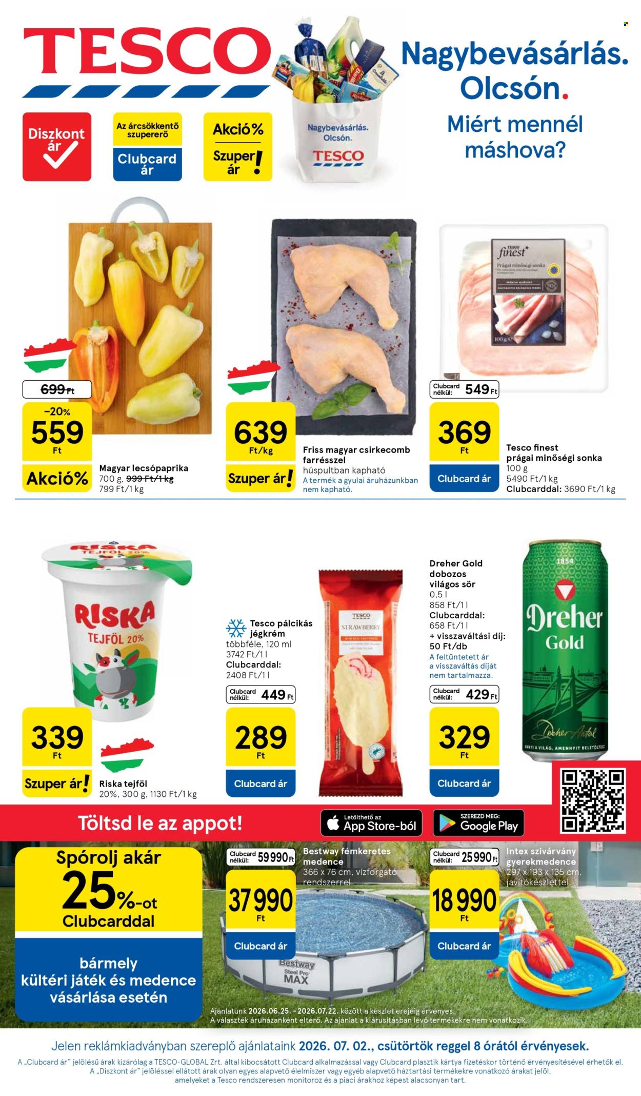 TESCO akciós újság érvényes:  - 2026.07.02 - 2026.07.08. 1. oldal Oldal 1