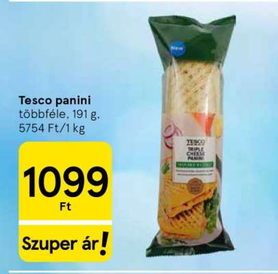 Tesco panini