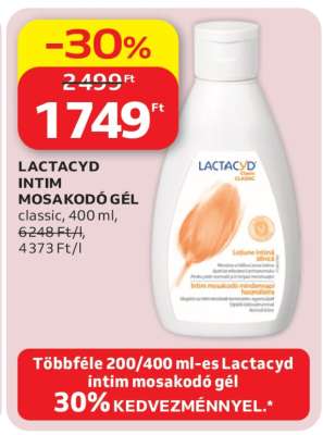 LACTACYD INTIM MOSAKODÓ GÉL
