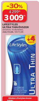 LIFESTYLES ULTRA THIN ÓVSZER