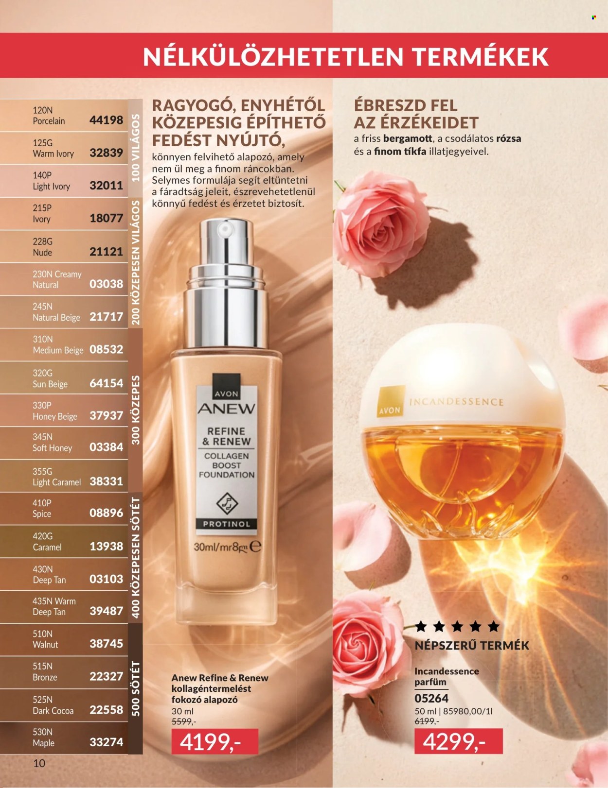 Avon akciós újság érvényes:  - 2026.07.01 - 2026.07.31. 10. oldal Oldal 10