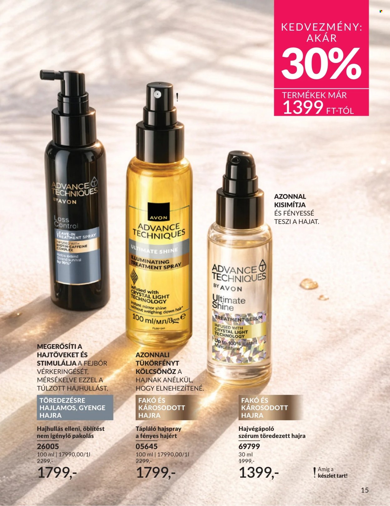 Avon akciós újság érvényes:  - 2026.07.01 - 2026.07.31. 15. oldal Oldal 15