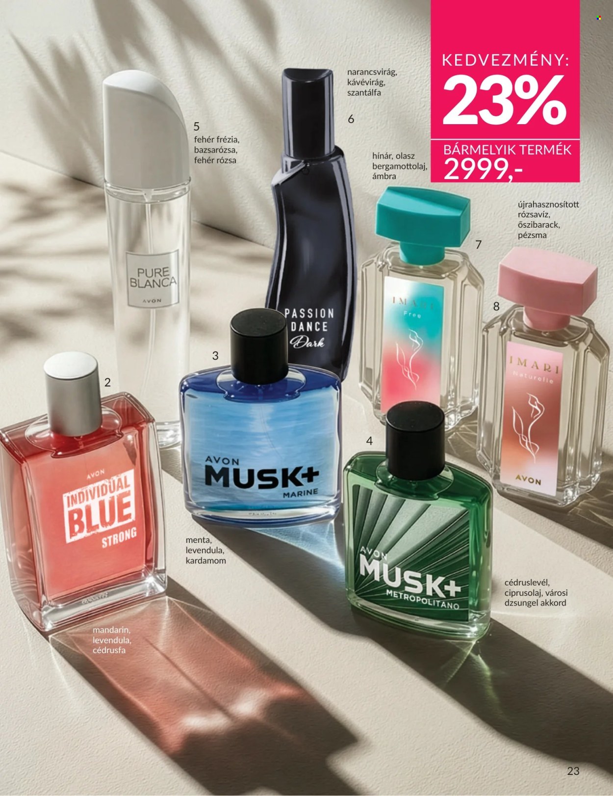 Avon akciós újság érvényes:  - 2026.07.01 - 2026.07.31. 23. oldal Oldal 23