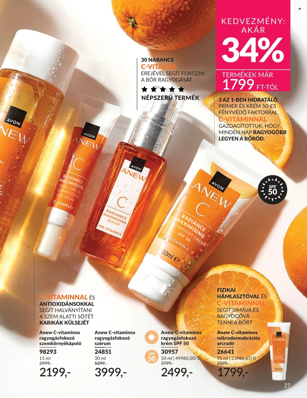 Avon akciós újság érvényes:  - 2026.07.01 - 2026.07.31. 27. oldal Oldal 27