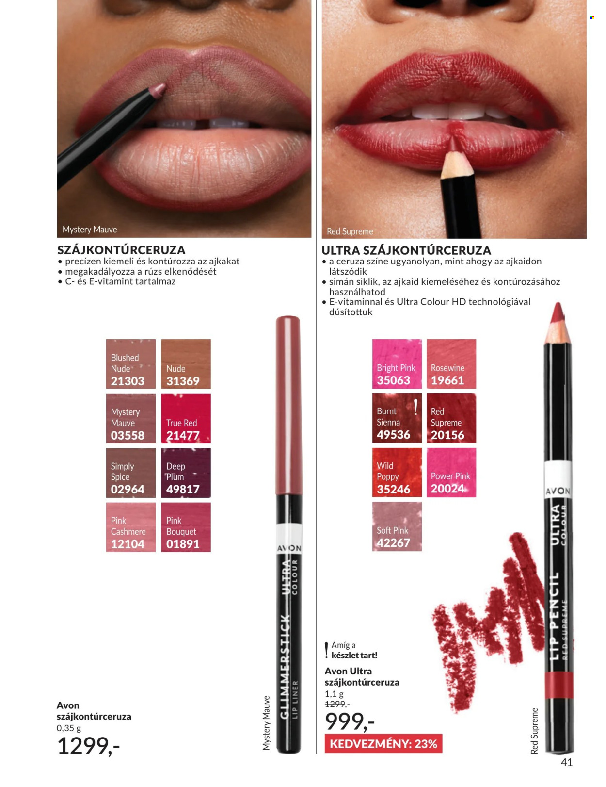 Avon akciós újság érvényes:  - 2026.07.01 - 2026.07.31. 41. oldal Oldal 41