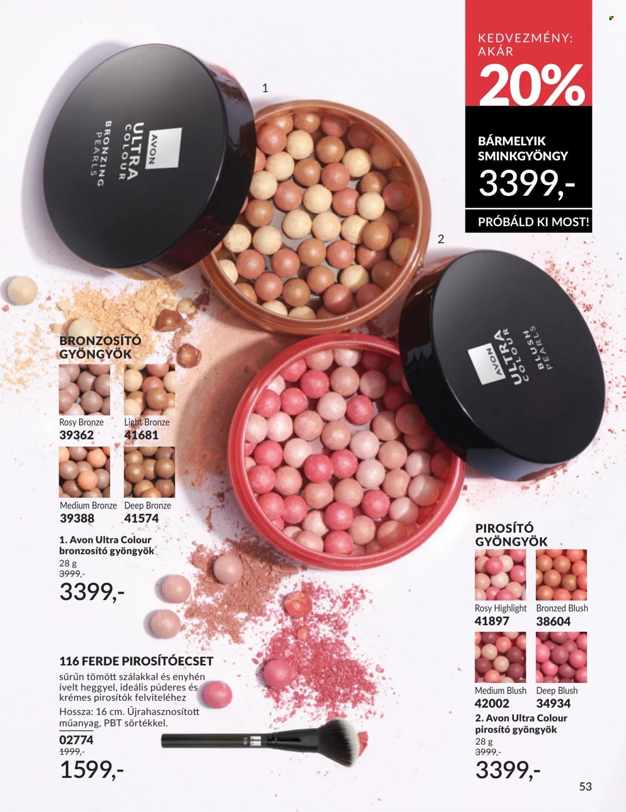 Avon akciós újság érvényes:  - 2026.07.01 - 2026.07.31. 53. oldal Oldal 53