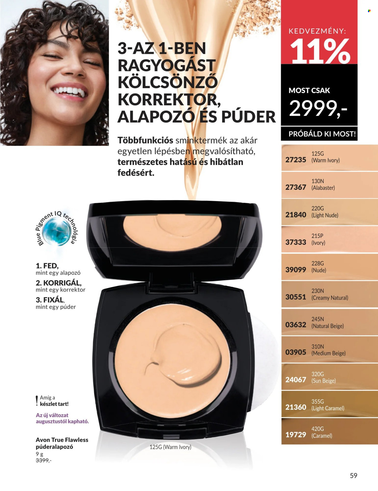 Avon akciós újság érvényes:  - 2026.07.01 - 2026.07.31. 59. oldal Oldal 59
