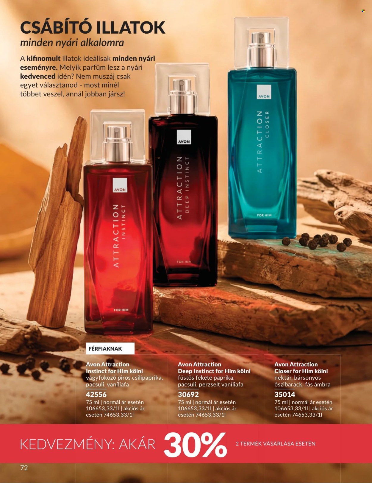 Avon akciós újság érvényes:  - 2026.07.01 - 2026.07.31. 72. oldal Oldal 72