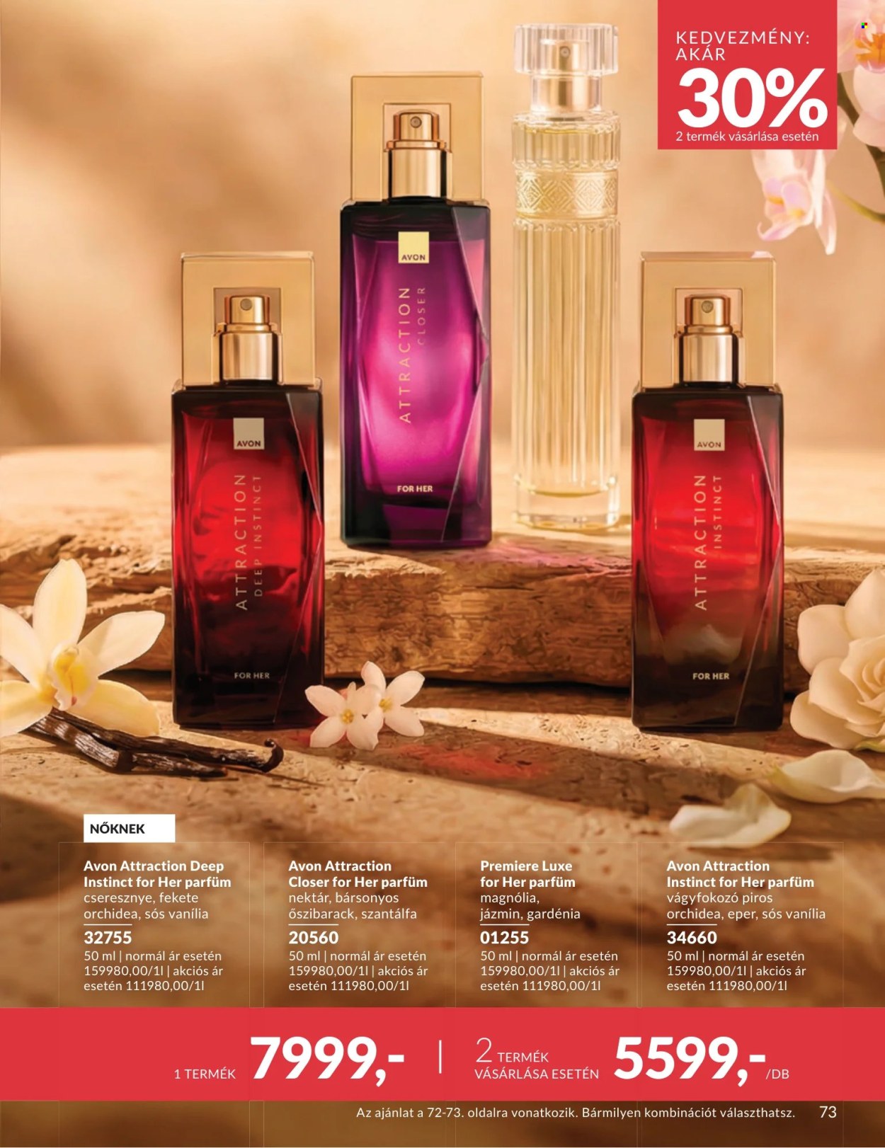 Avon akciós újság érvényes:  - 2026.07.01 - 2026.07.31. 73. oldal Oldal 73