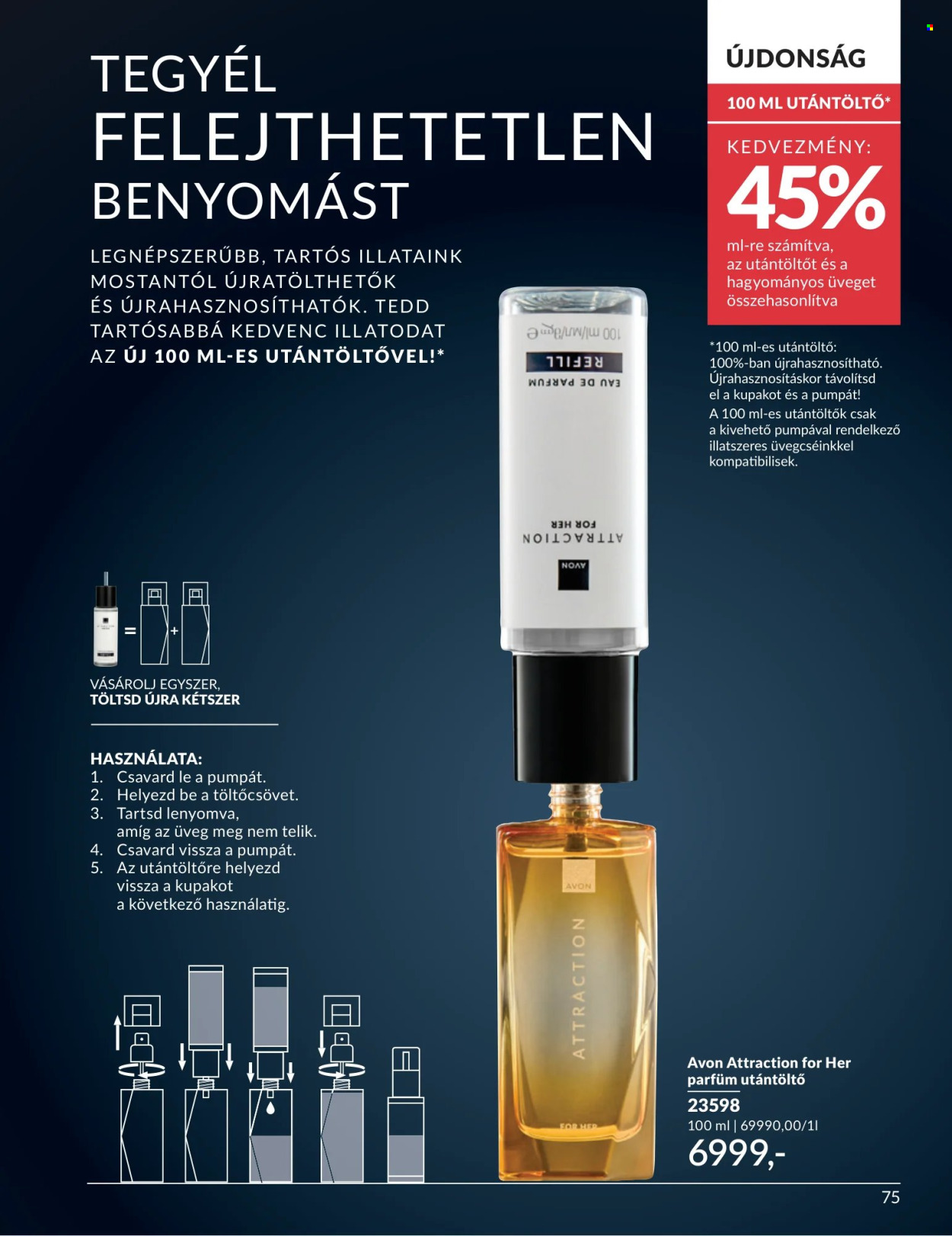 Avon akciós újság érvényes:  - 2026.07.01 - 2026.07.31. 75. oldal Oldal 75