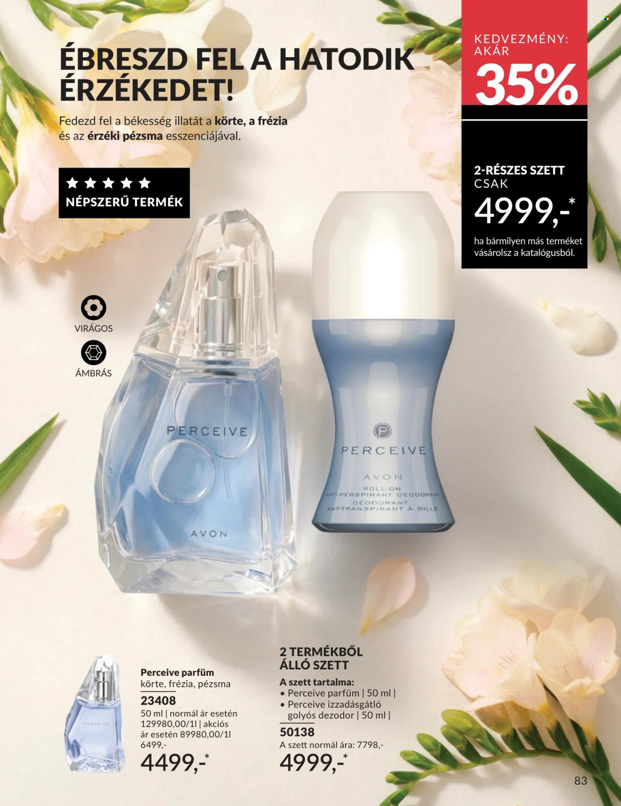 Avon akciós újság érvényes:  - 2026.07.01 - 2026.07.31. 83. oldal Oldal 83