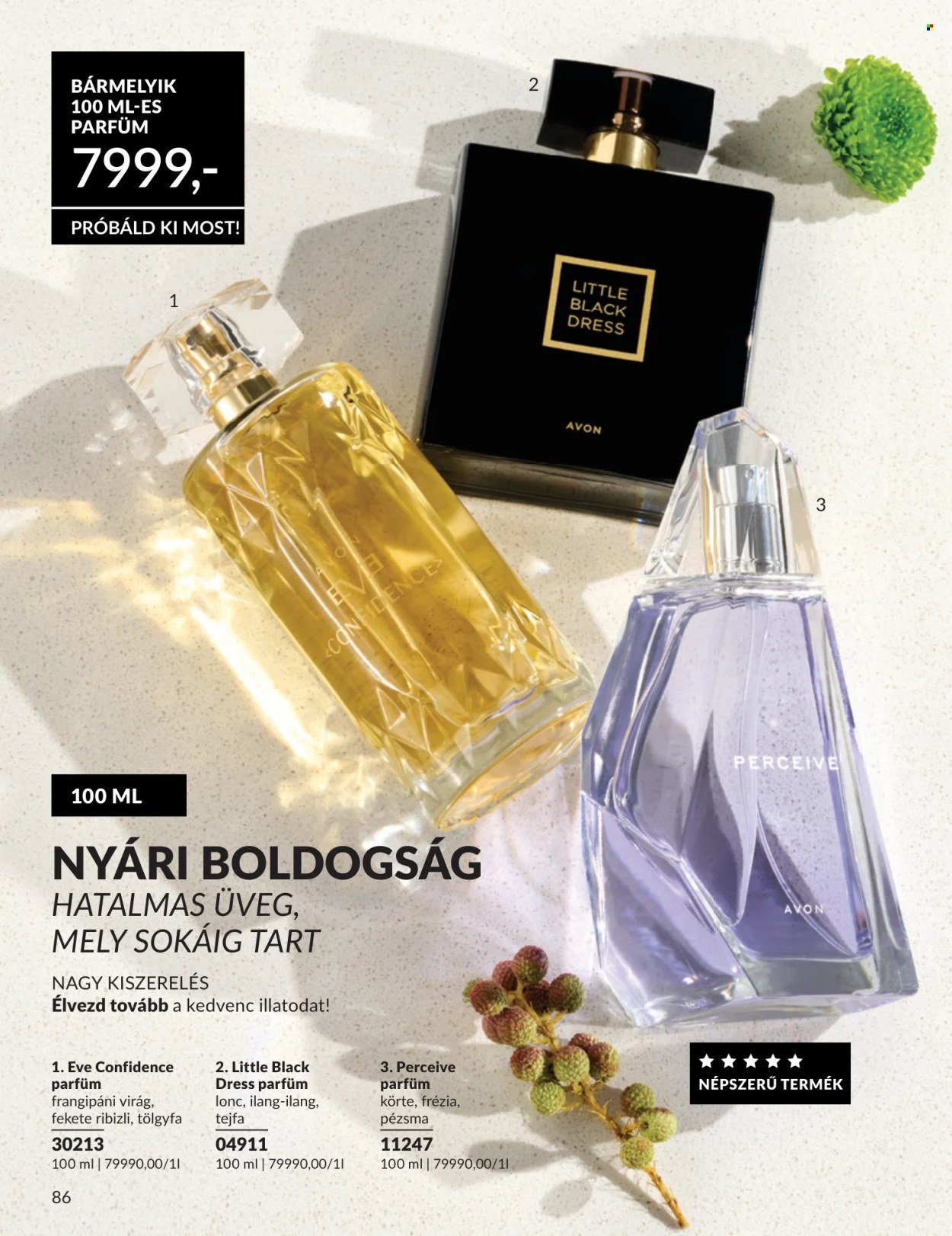 Avon akciós újság érvényes:  - 2026.07.01 - 2026.07.31. 86. oldal Oldal 86