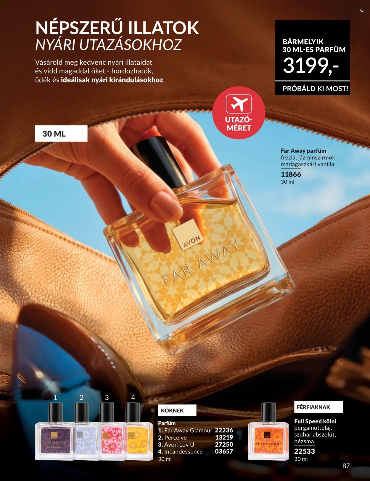 Avon akciós újság érvényes:  - 2026.07.01 - 2026.07.31. 87. oldal Oldal 87