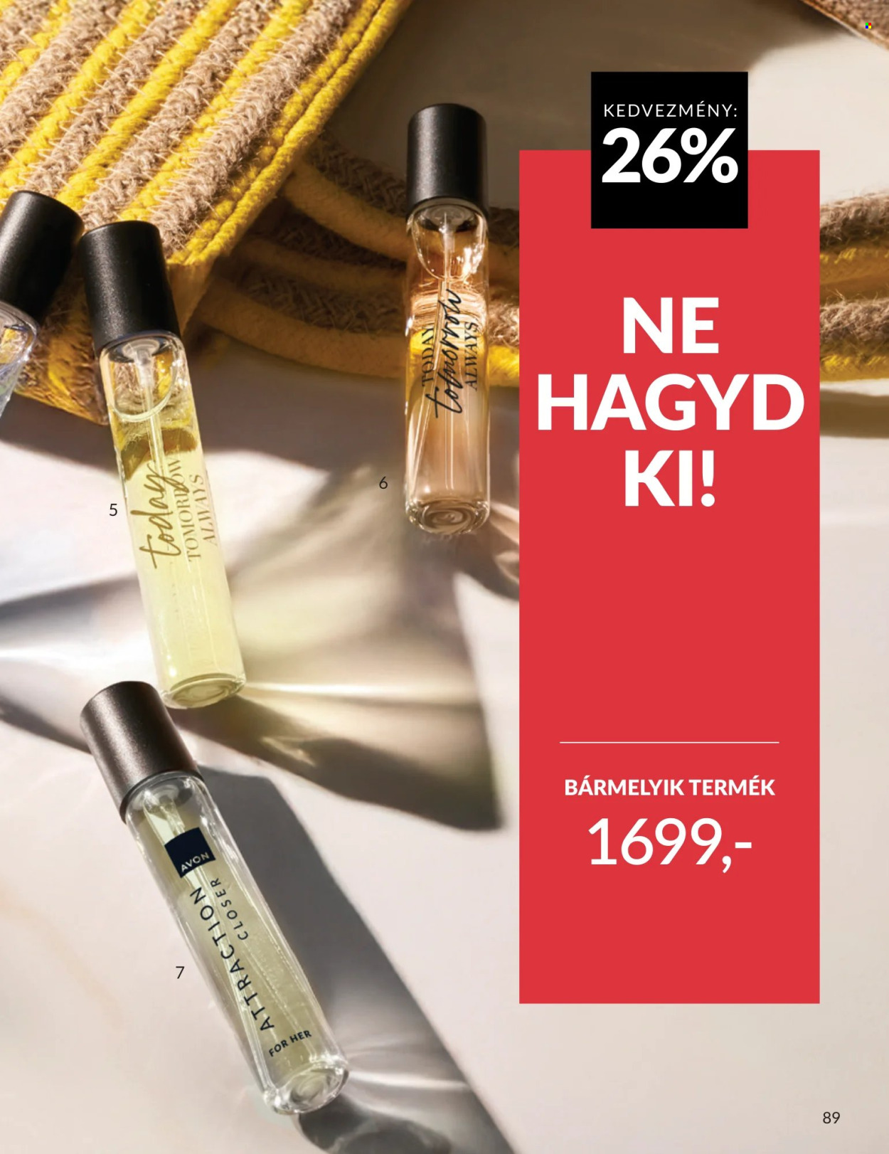 Avon akciós újság érvényes:  - 2026.07.01 - 2026.07.31. 89. oldal Oldal 89