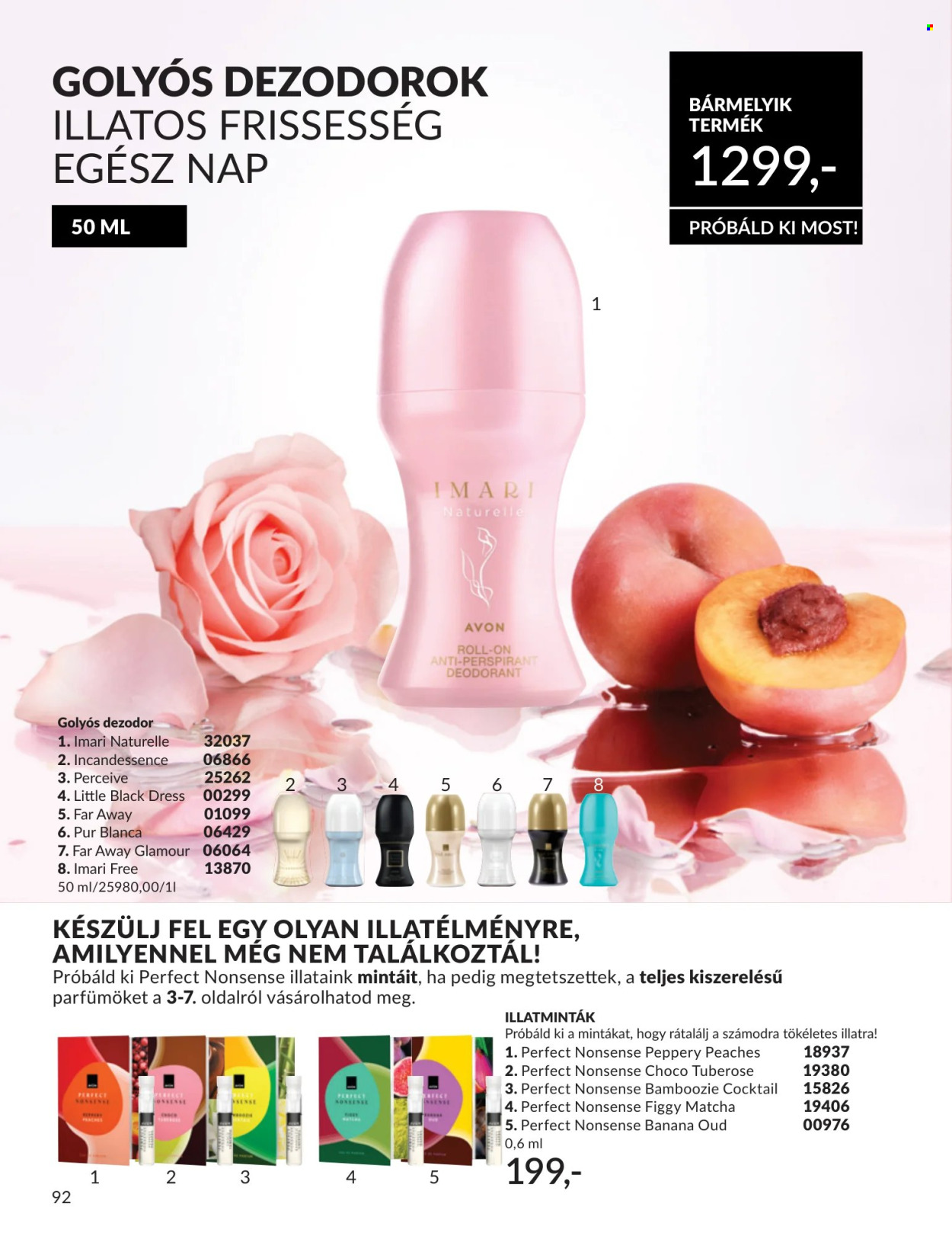 Avon akciós újság érvényes:  - 2026.07.01 - 2026.07.31. 92. oldal Oldal 92