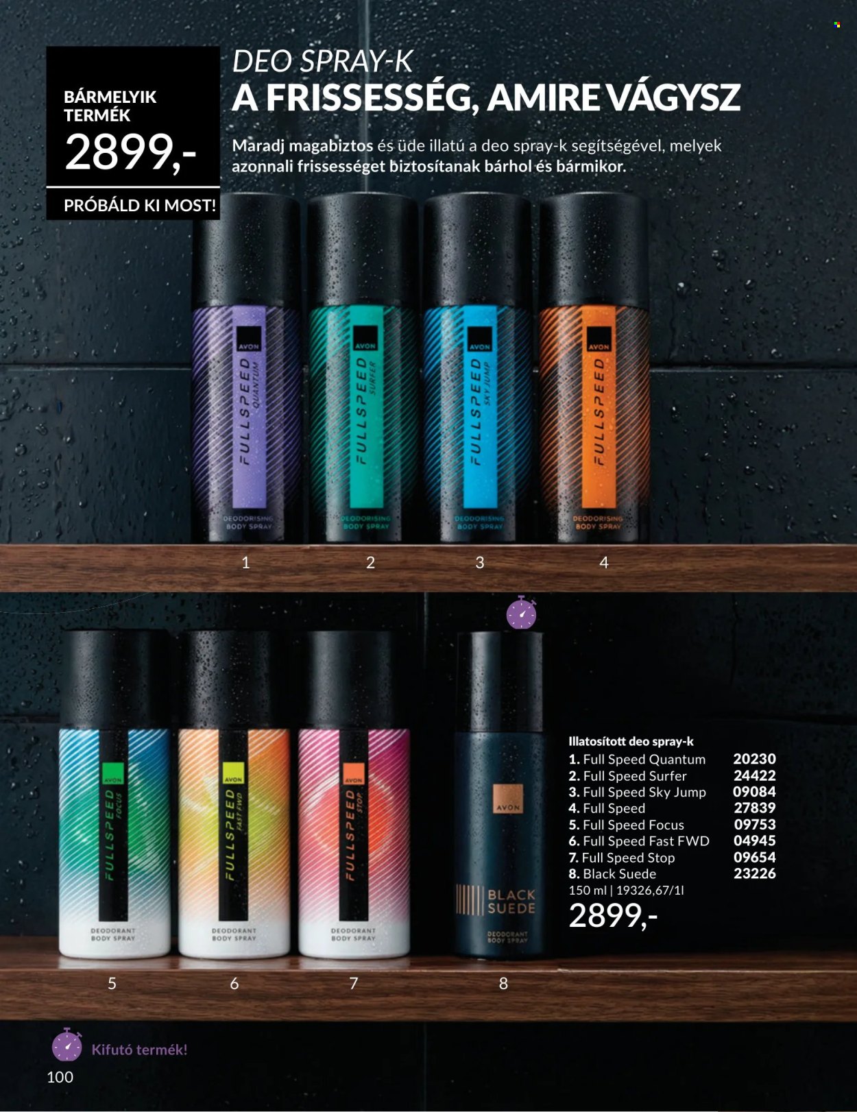 Avon akciós újság érvényes:  - 2026.07.01 - 2026.07.31. 100. oldal Oldal 100