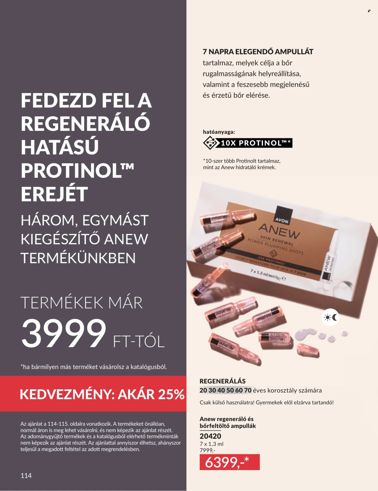 Avon akciós újság érvényes:  - 2026.07.01 - 2026.07.31. 114. oldal Oldal 114