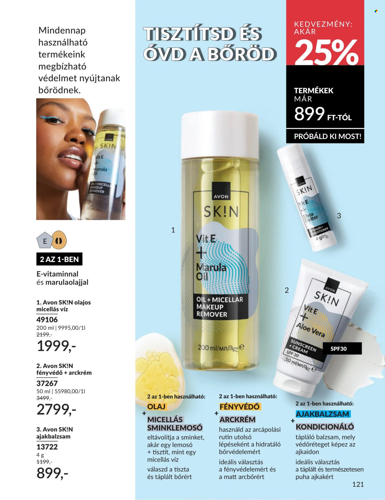 Avon akciós újság érvényes:  - 2026.07.01 - 2026.07.31. 121. oldal Oldal 121