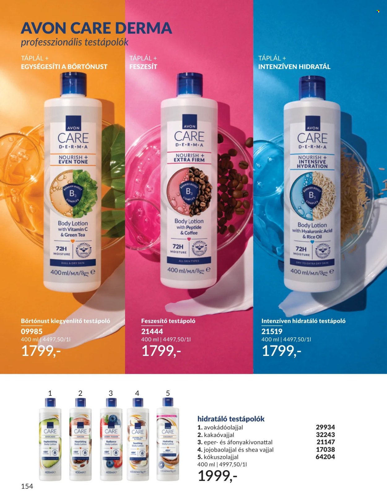 Avon akciós újság érvényes:  - 2026.07.01 - 2026.07.31. 154. oldal Oldal 154