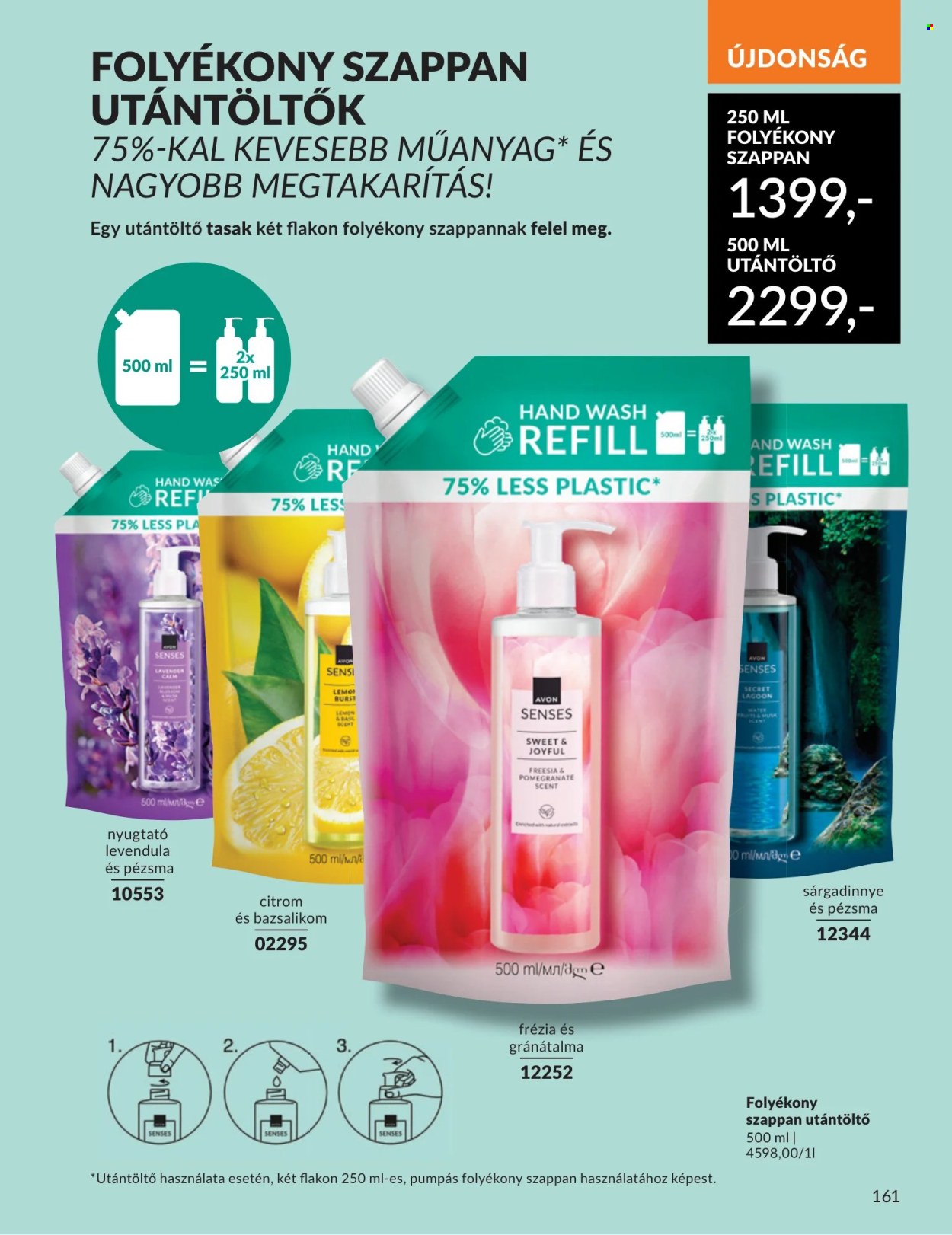 Avon akciós újság érvényes:  - 2026.07.01 - 2026.07.31. 161. oldal Oldal 161