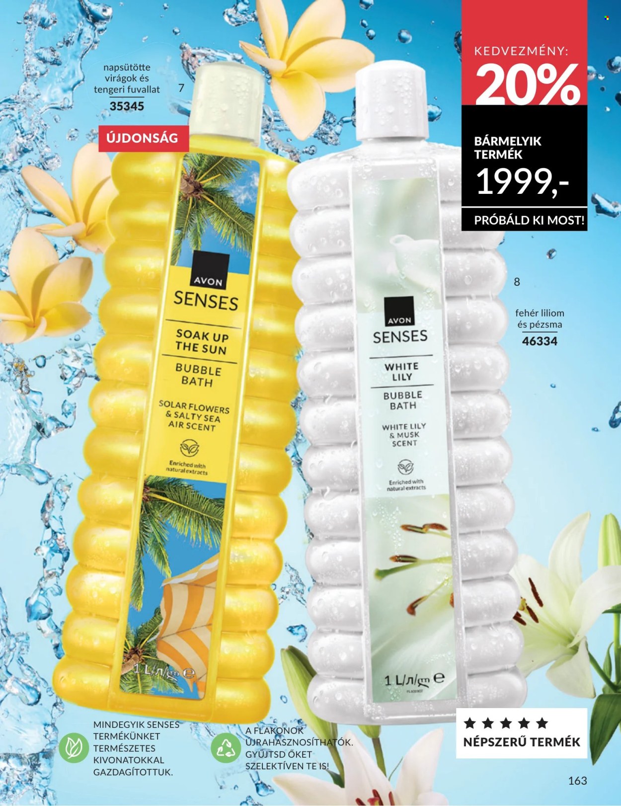 Avon akciós újság érvényes:  - 2026.07.01 - 2026.07.31. 163. oldal Oldal 163