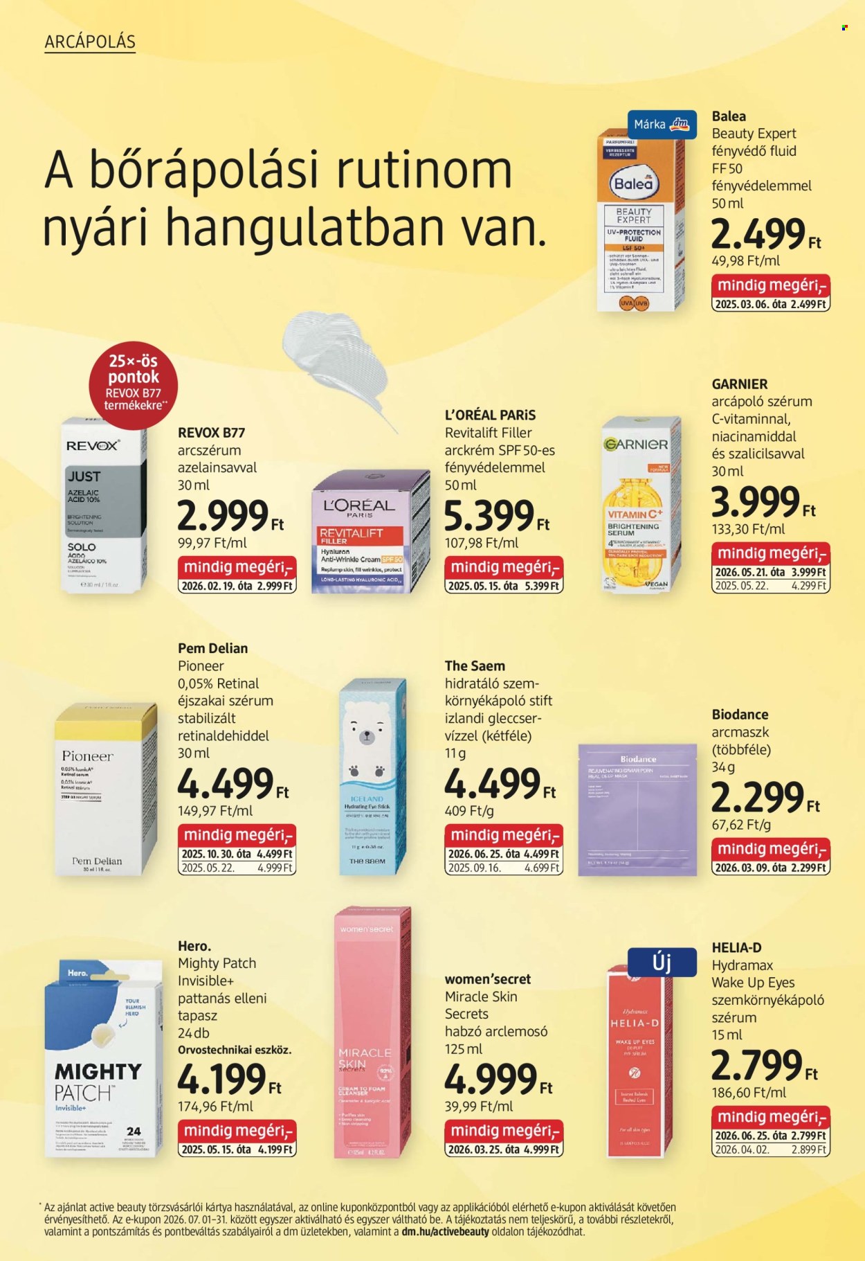 dm drogerie markt akciós újság érvényes:  - 2026.07.02 - 2026.07.15. 4. oldal Oldal 4