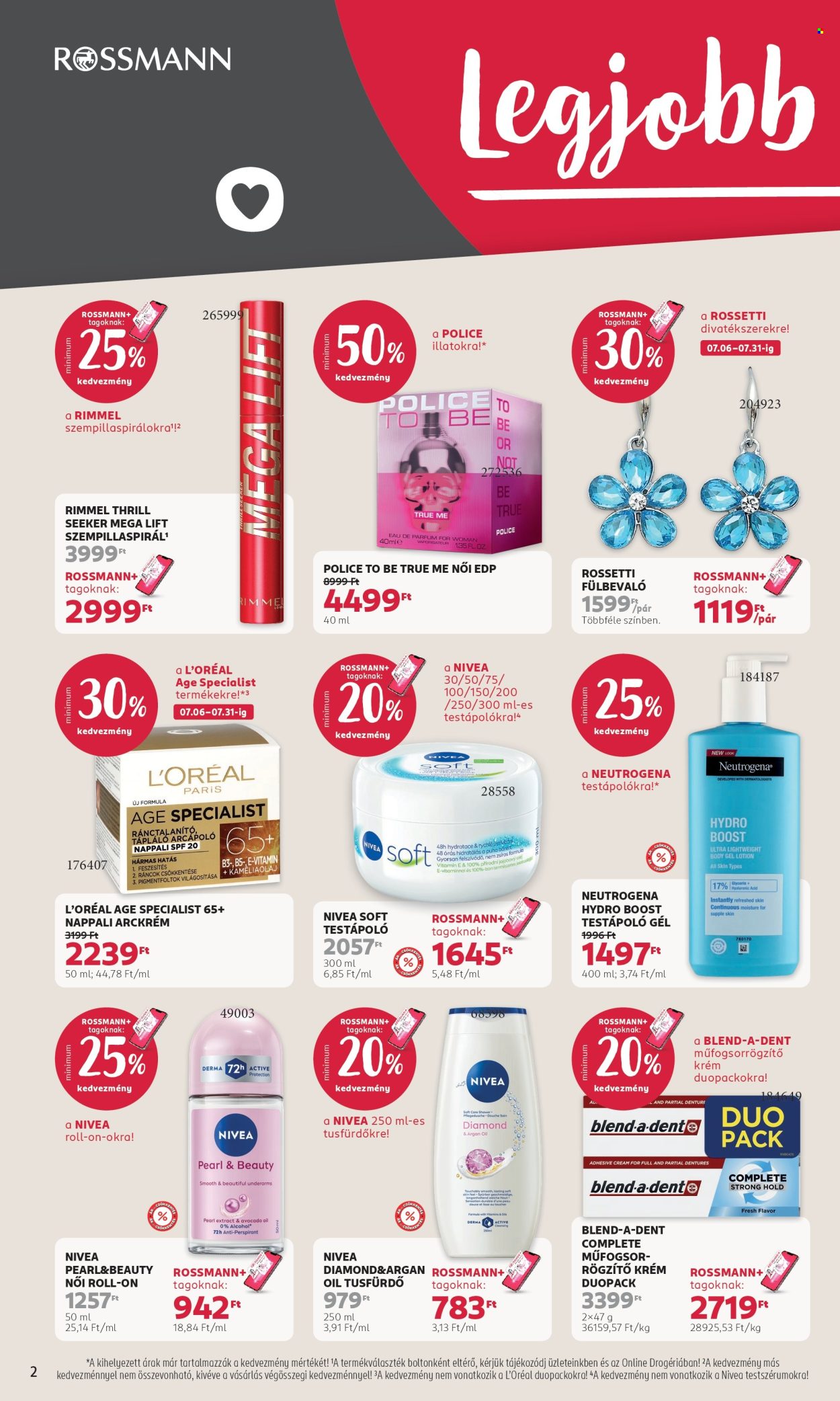 Rossmann akciós újság érvényes:  - 2026.07.06 - 2026.07.17. 2. oldal Oldal 2