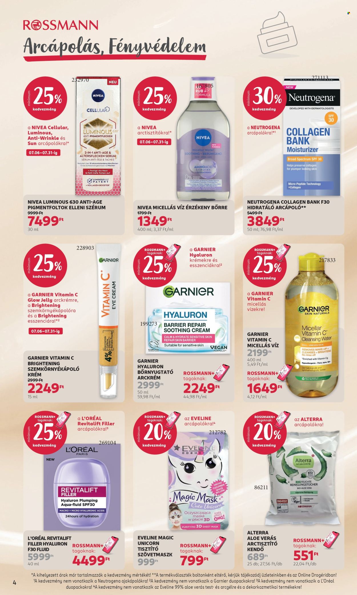 Rossmann akciós újság érvényes:  - 2026.07.06 - 2026.07.17. 4. oldal Oldal 4