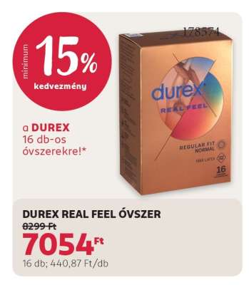 DUREX REAL FEEL ÓVSZER