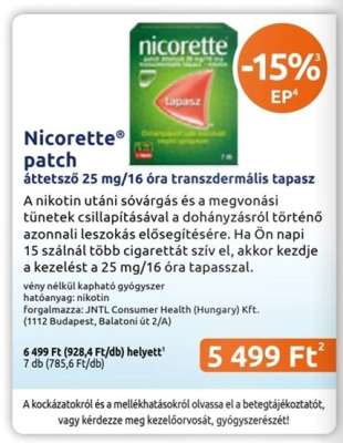 Nicorette patch