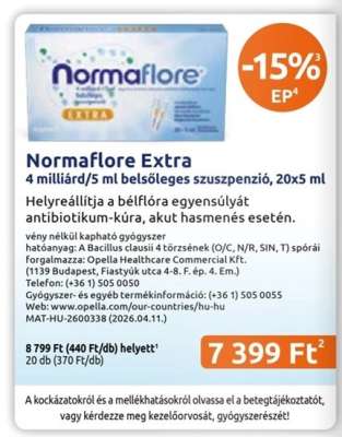 Normaflore Extra