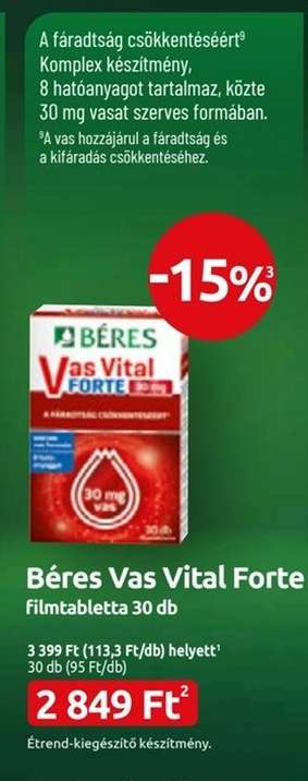 Béres Vas Vital Forte