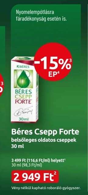 Béres Csepp Forte