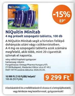 NiQuitin Minitab