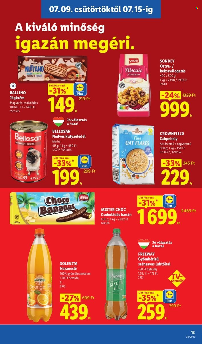 Lidl akciós újság érvényes:  - 2026.07.09 - 2026.07.15. 13. oldal Oldal 13