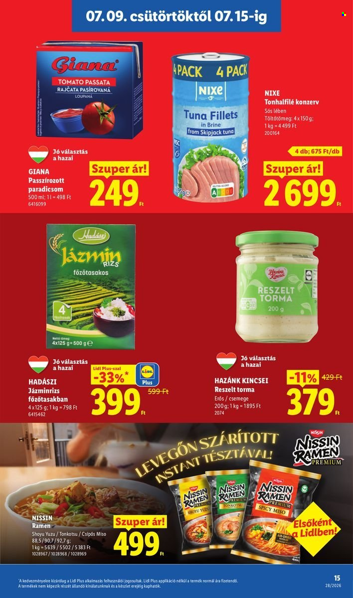 Lidl akciós újság érvényes:  - 2026.07.09 - 2026.07.15. 15. oldal Oldal 15