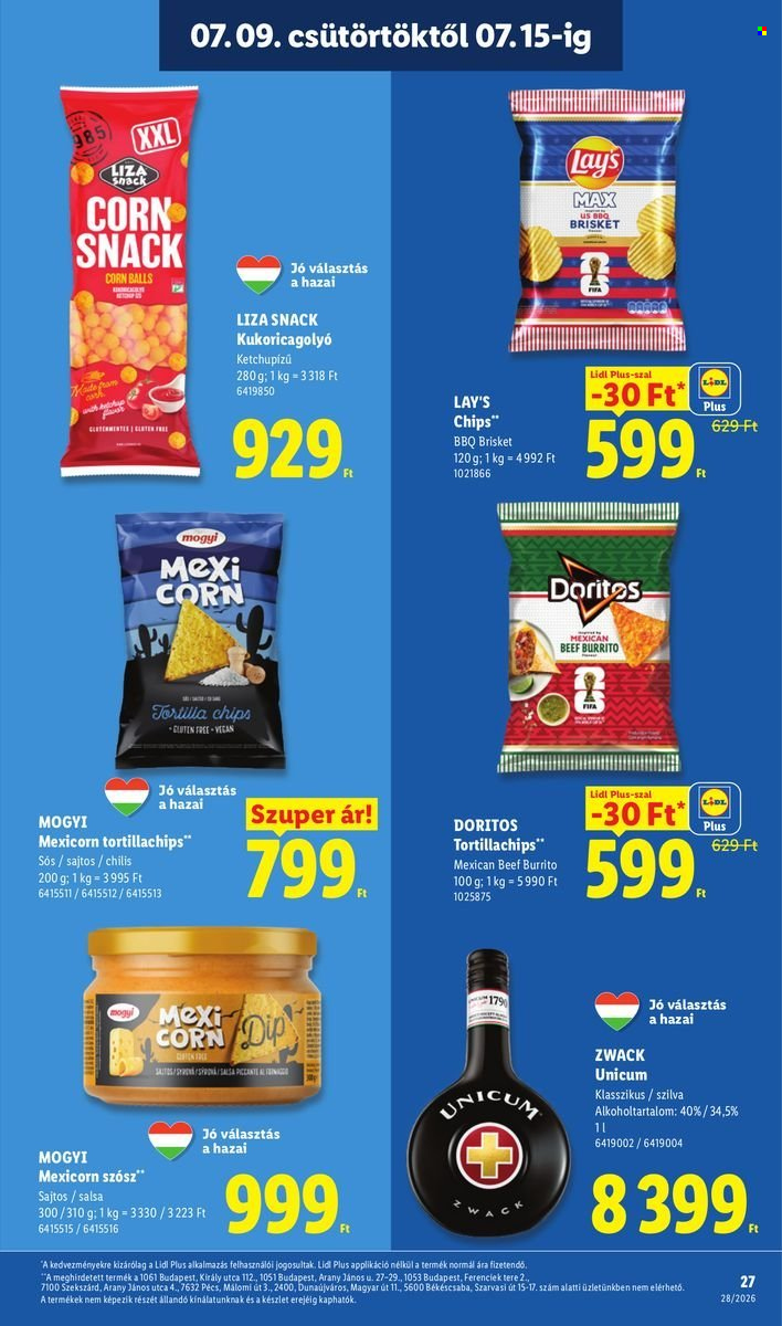 Lidl akciós újság érvényes:  - 2026.07.09 - 2026.07.15. 27. oldal Oldal 27