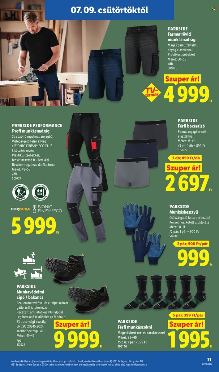 Lidl akciós újság érvényes:  - 2026.07.09 - 2026.07.15. 31. oldal Oldal 31